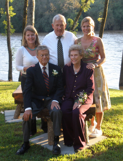 Robert and Mary with Children Mary, Rupert and Margaret.