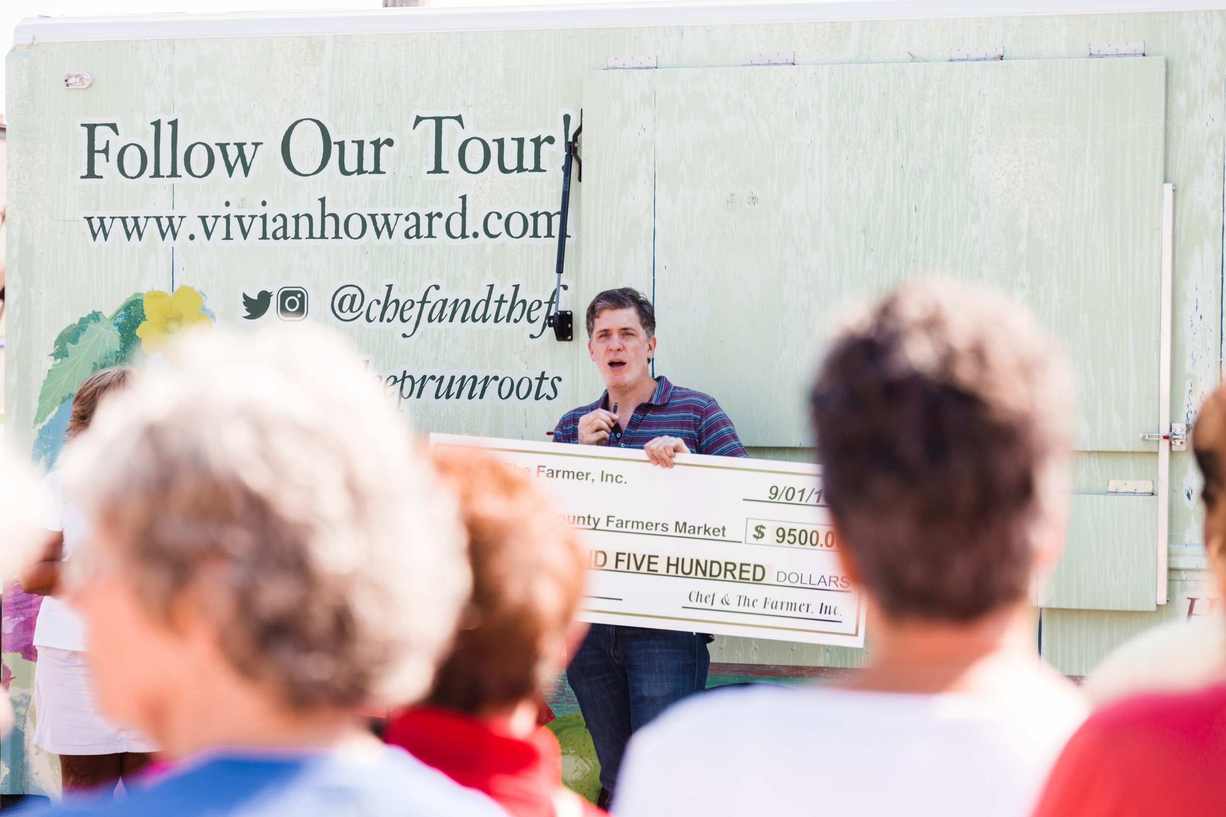 Ben Knight announces $9,500 donation to the Lenoir County Farmers' Market