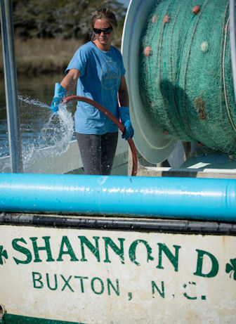 Dunn anticipates buying her namesake boat from her father. Photo by Daniel Pullen.
