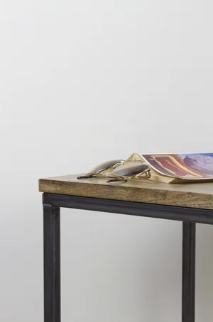 Cantilever Side Table Oak Konk Custom Handmade Furniture