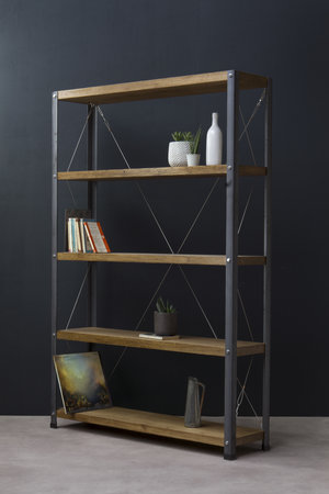 Classic Industrial Bookcase 300mm, How Deep Should A Bookcase Be