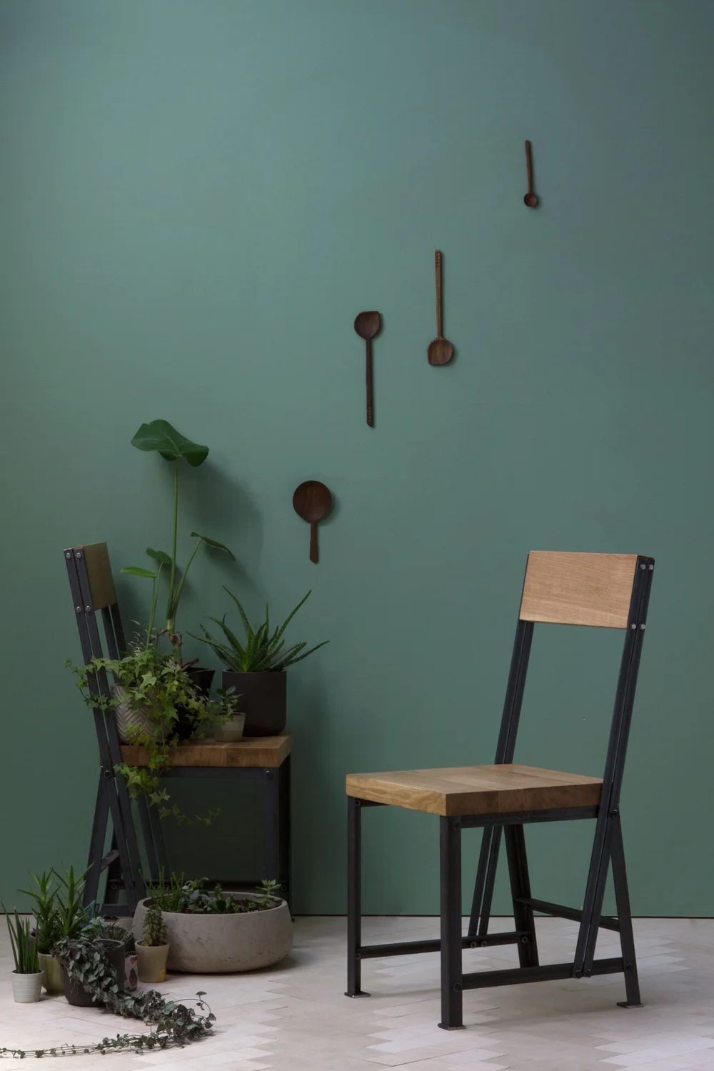 Industrial Dining Chair Thick Konk Custom Handmade Furniture