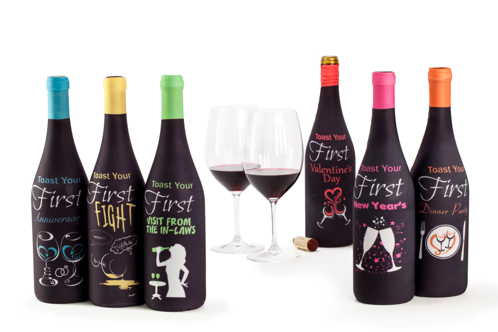 Product Photography - wine bottle covers