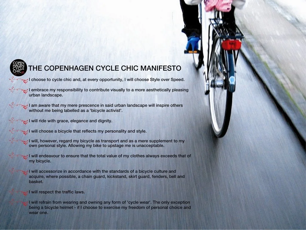 Cycle Chic Manifesto