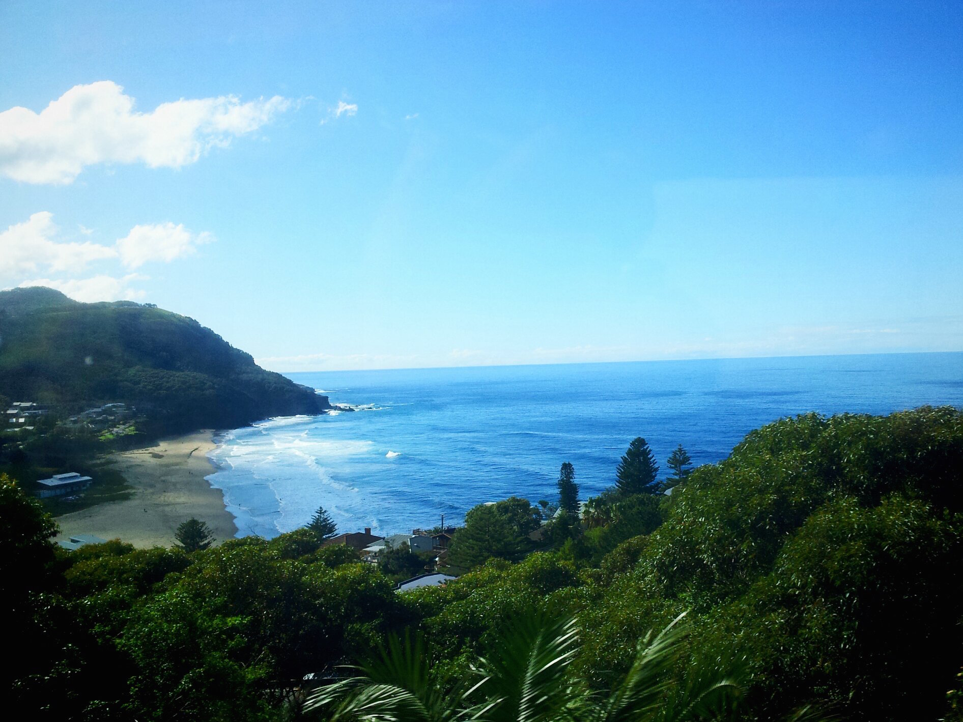 View from train window.