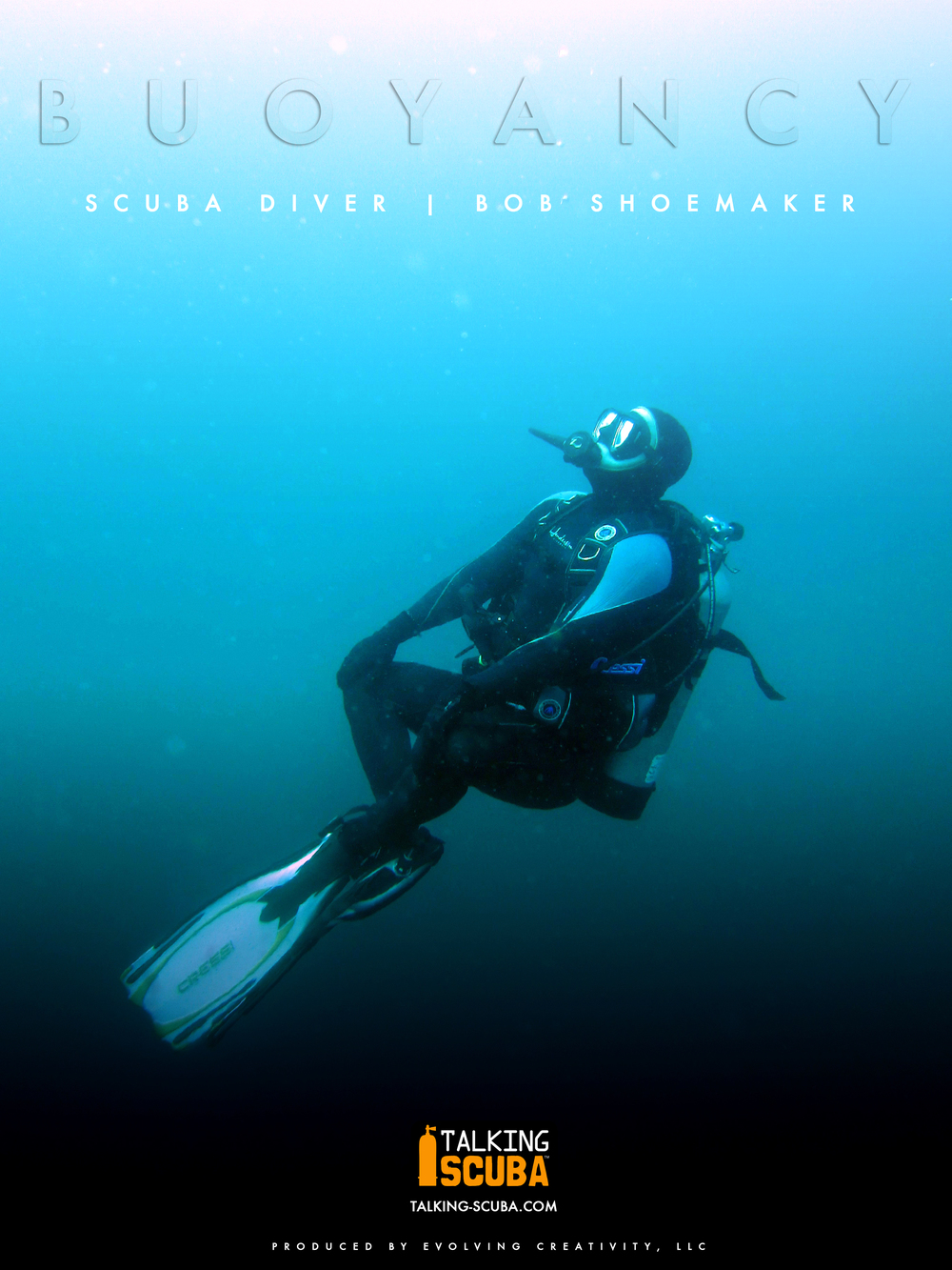 Promotional Poster for Talking Scuba featuring Bob Shoemaker