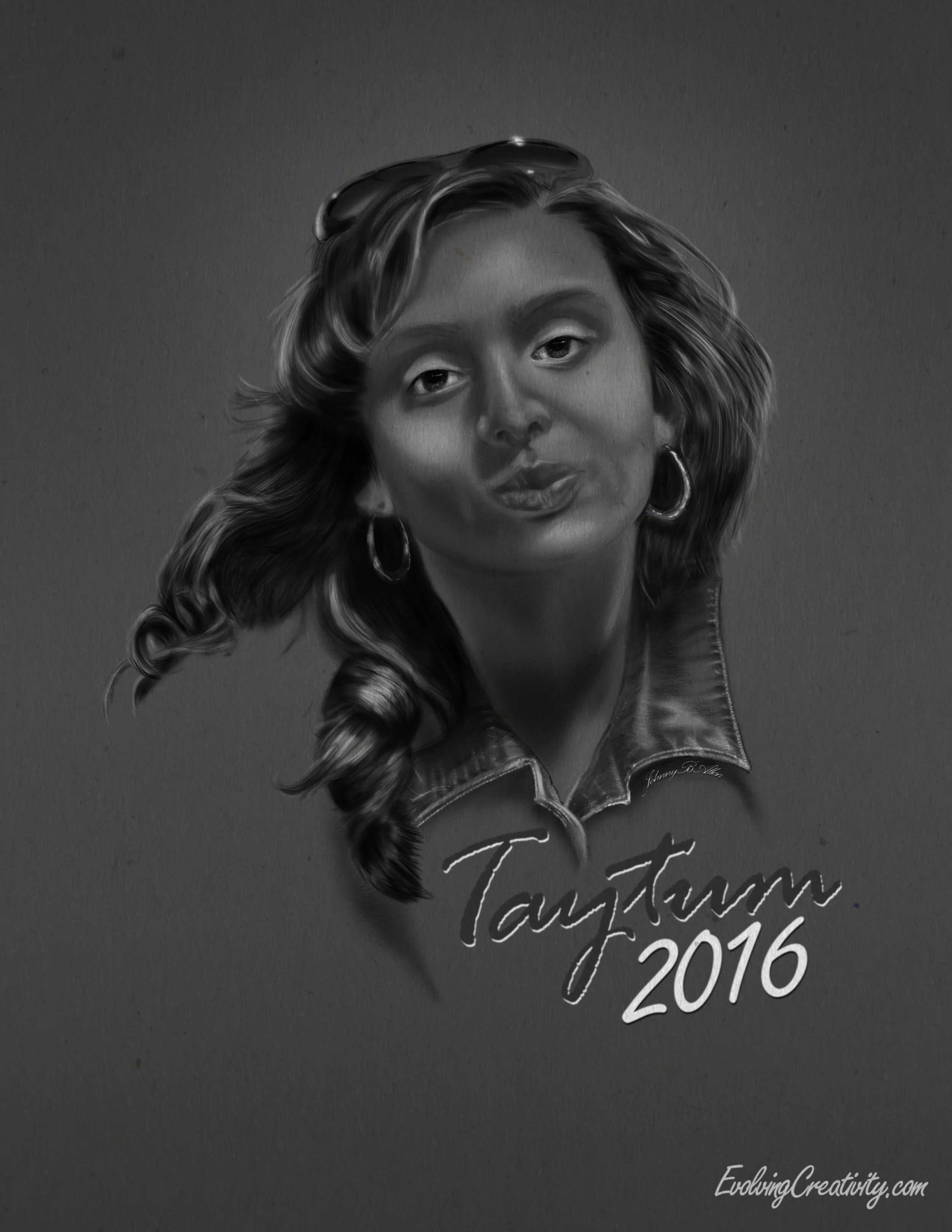 Digital Illustration created on the iPad3 using Procreate and later exported out to Photoshop for final design. Work time spent on the drawing was 14 hours.