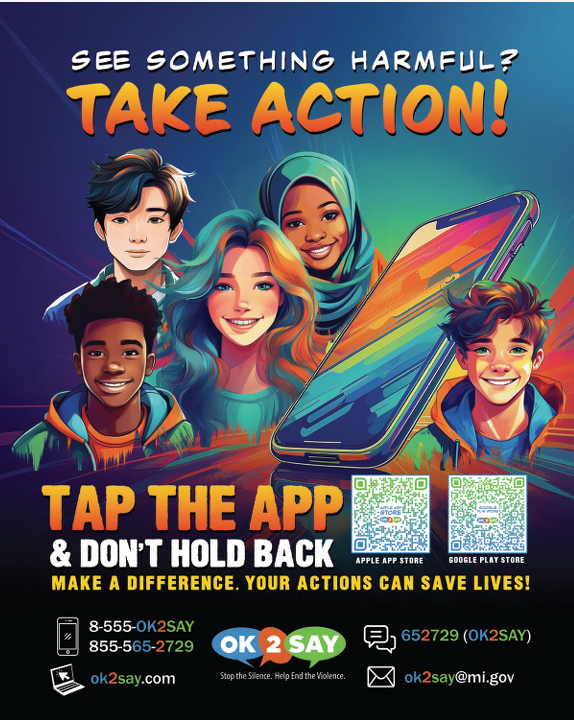 OK2SAY Poster - Tap the App