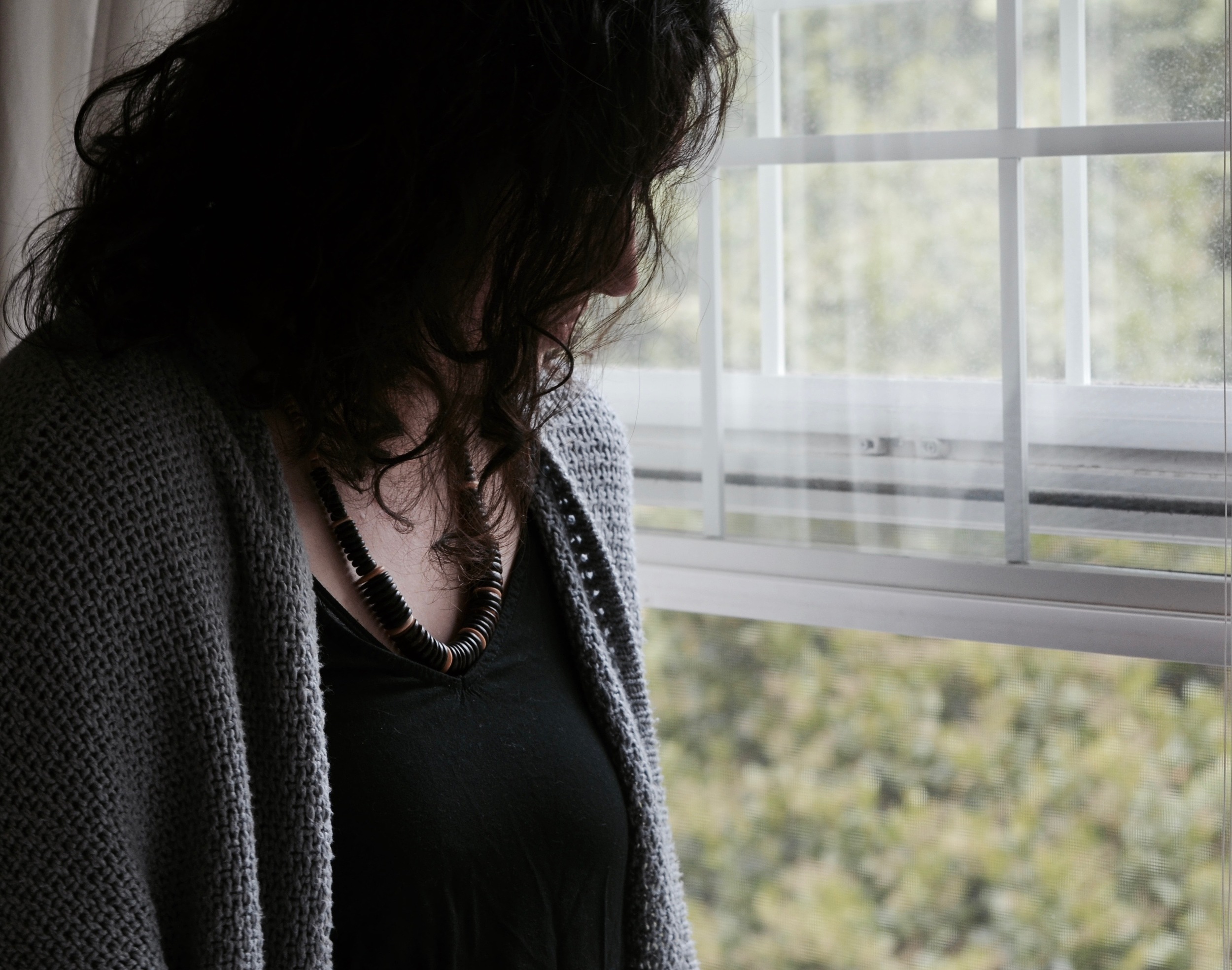 Emily's necklace was created by a woman named Sonya who is learning to make and sell jewelry. 