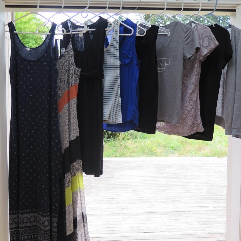 Kaisa's simplified summer wardrobe