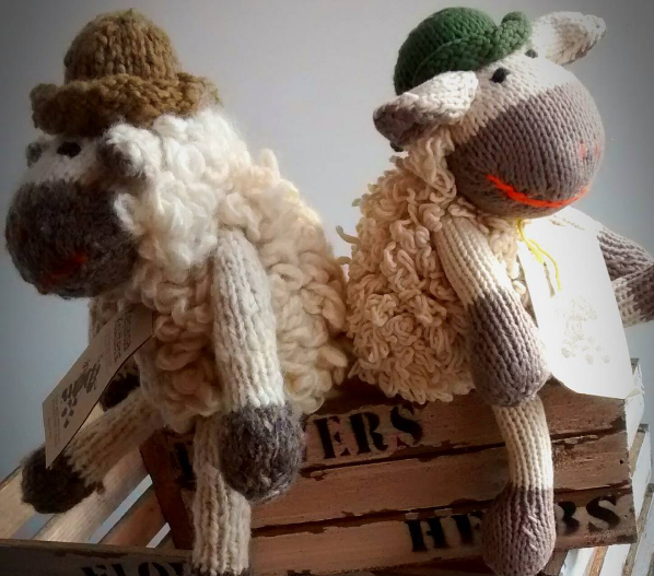Two of the marketplace's adorable toys.