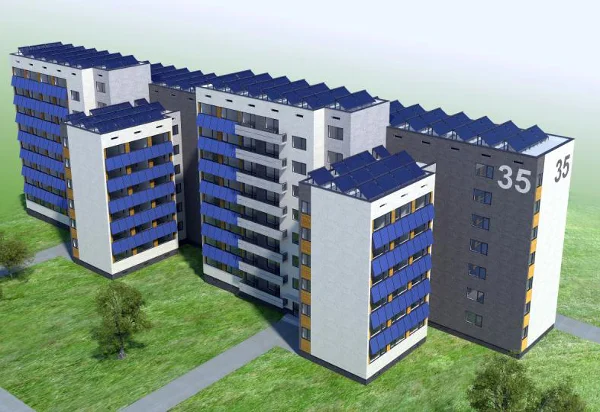 Блок 35 в Студентски град, София.