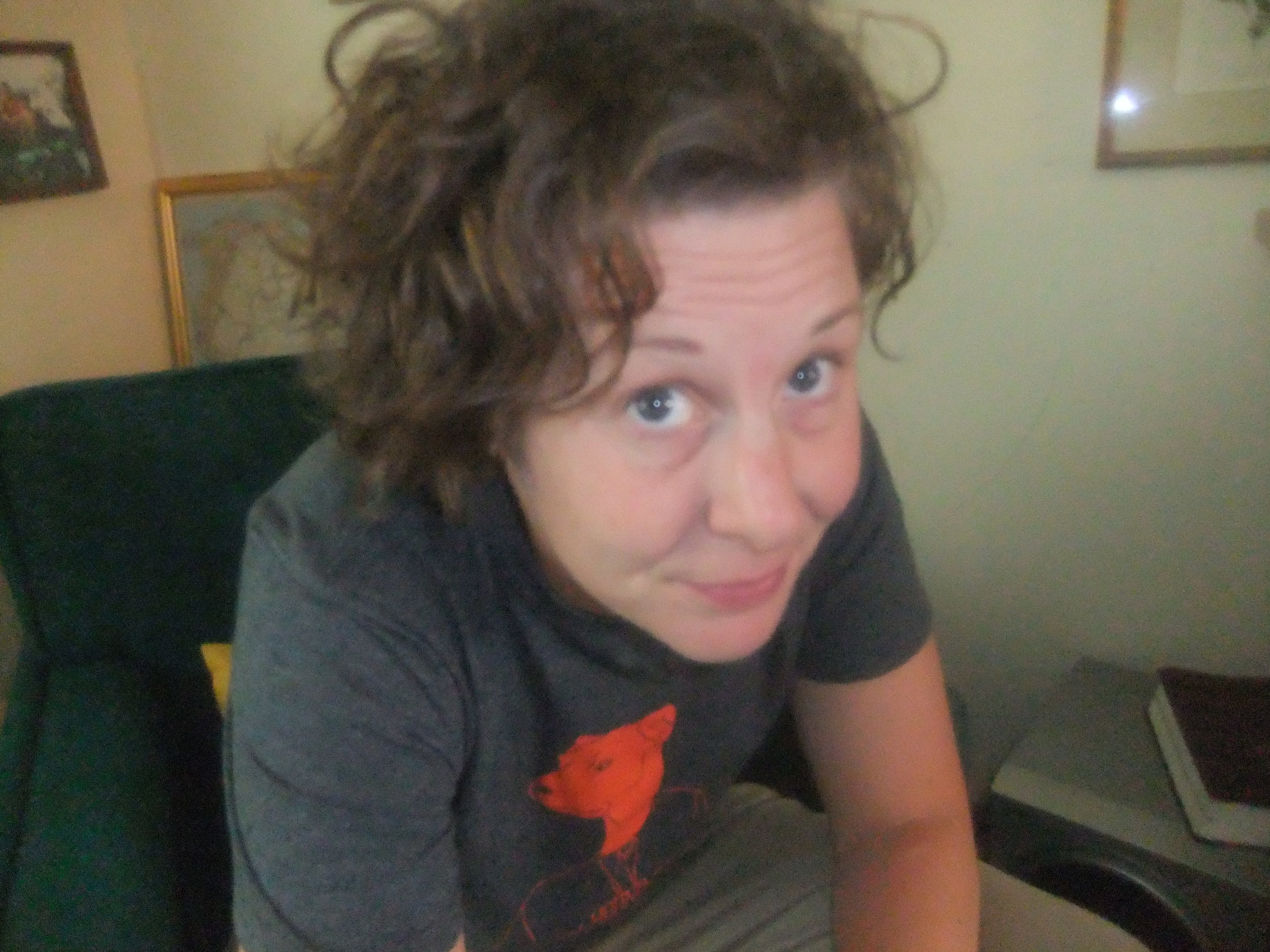 This is my "what are you waiting for?" face from a long time ago.