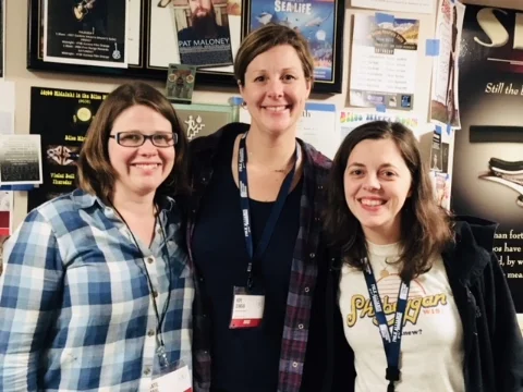 Katie Dahl, Hope Dunbar, Emily White (we go on tour together in a few weeks!