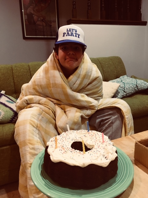 Jesse turned 13. I think a “Let’s Party” hat would help center me in wholeness every day. I should borrow it from him.