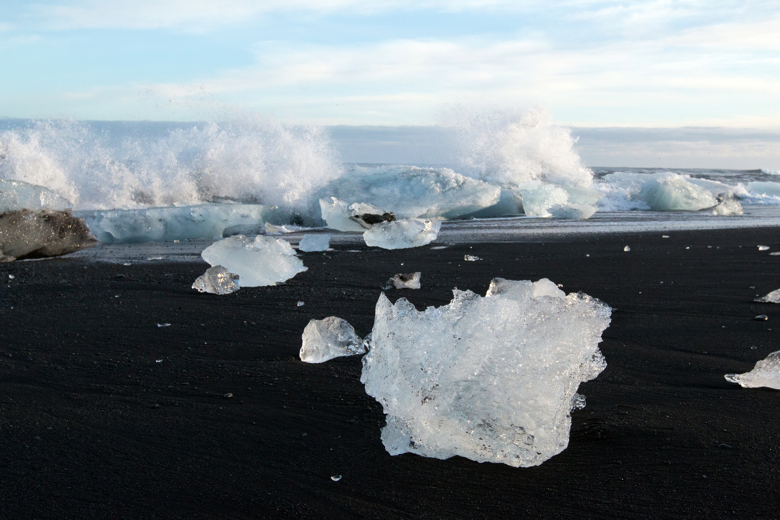 Glacier Beach near Jökulsárlón