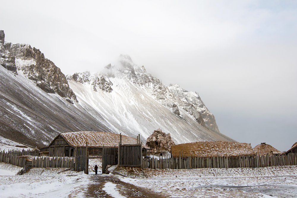 Viking Movie Set near Stokksnes