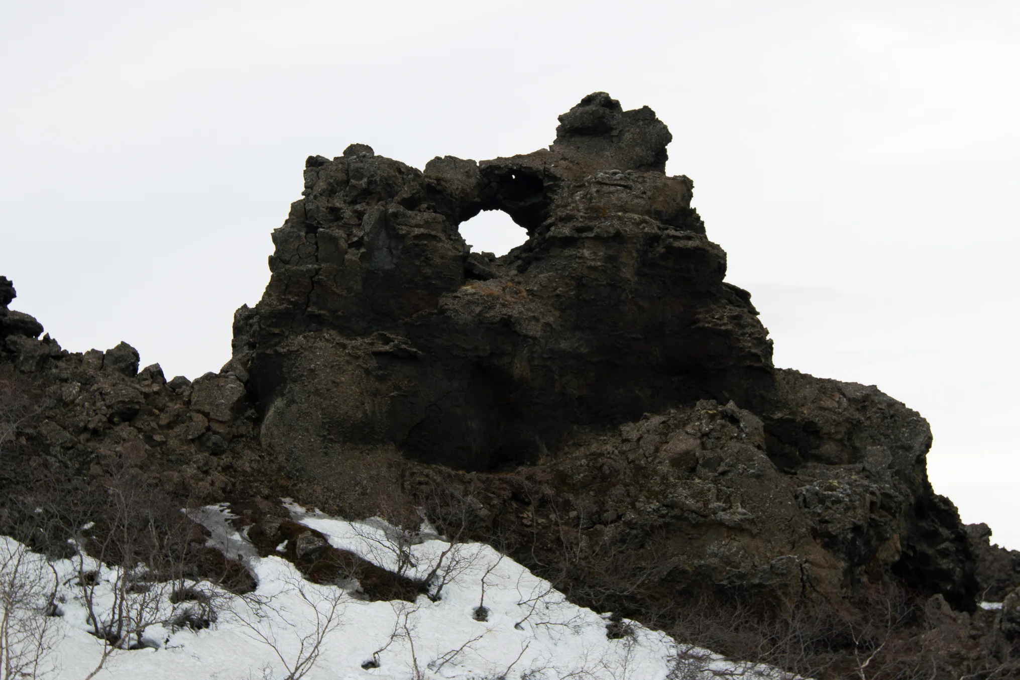 Dimmuborgir lava formations