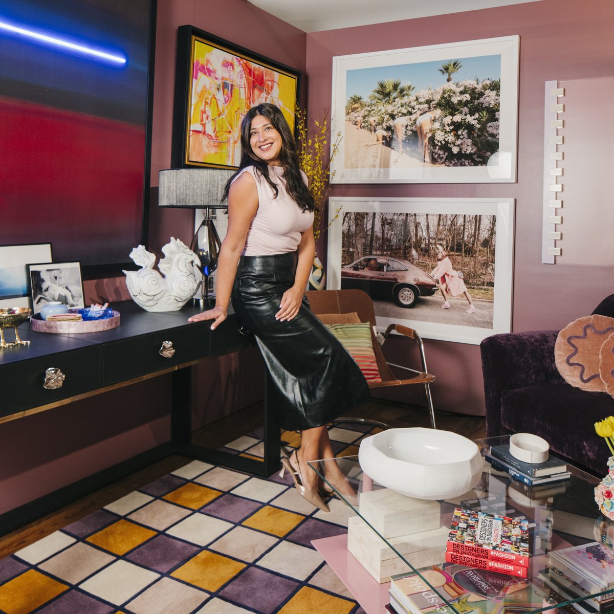 Tina Ramchandani Portrait in her ICFF designer showbooth