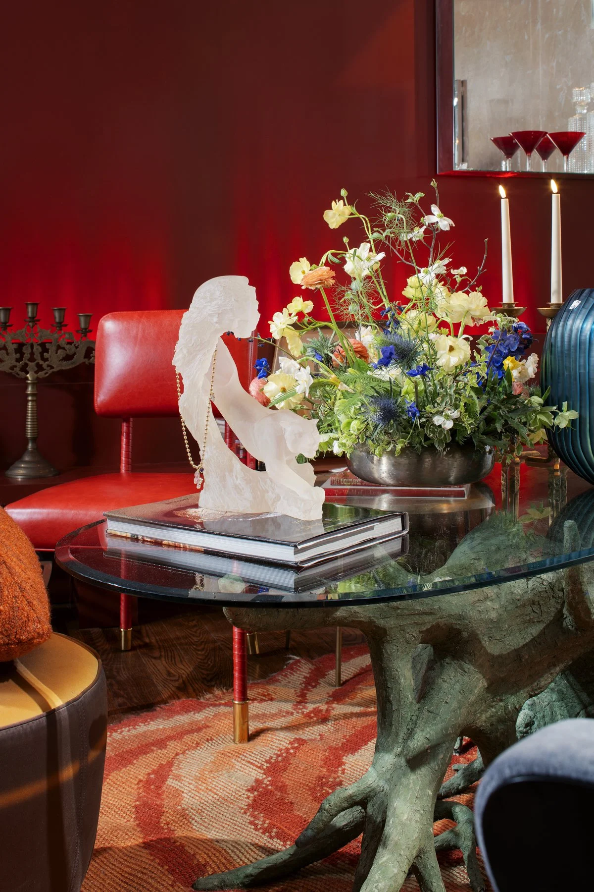 Designer team Hines Collective and their styled ICFF designer showbooth