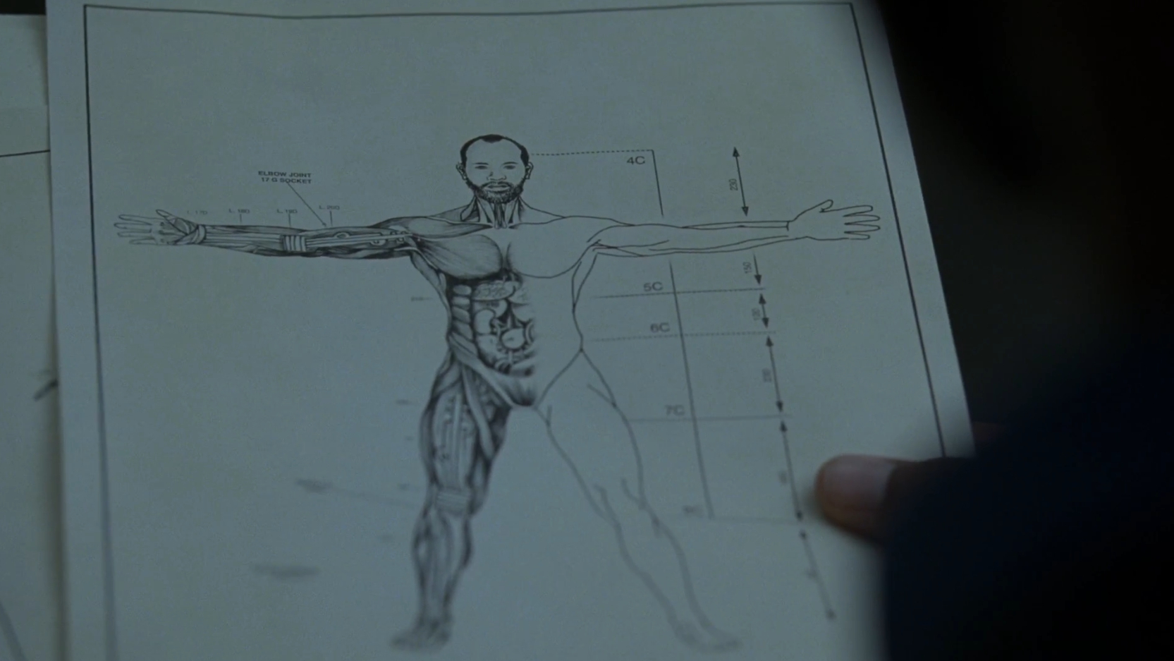 "It doesn't look like anything to me." Yuh huh, Bernard.....It looks like you're jacked.