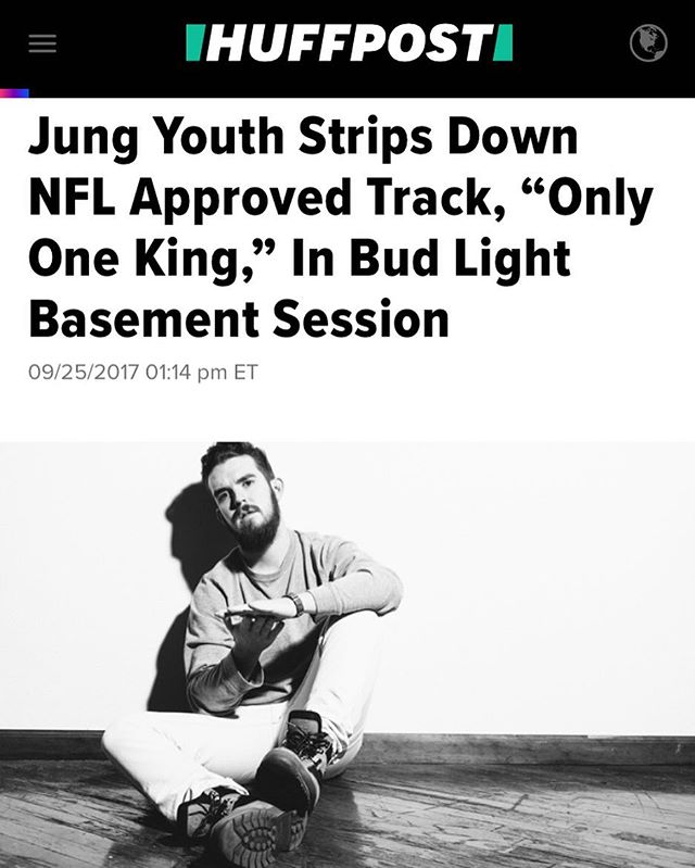 @huffpost just premiered the stripped down #BudLightBasement performance of 'Only One King' featuring myself and @tchamp3 👑 special thanks to everyone involved in this! link in bio, go check it out 🍻