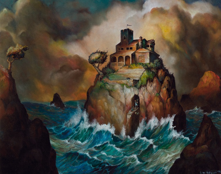 ESAO ANDREWS | Sea Villa Giclee | Edition: 80 | 16 x 20 | Signed and numbered