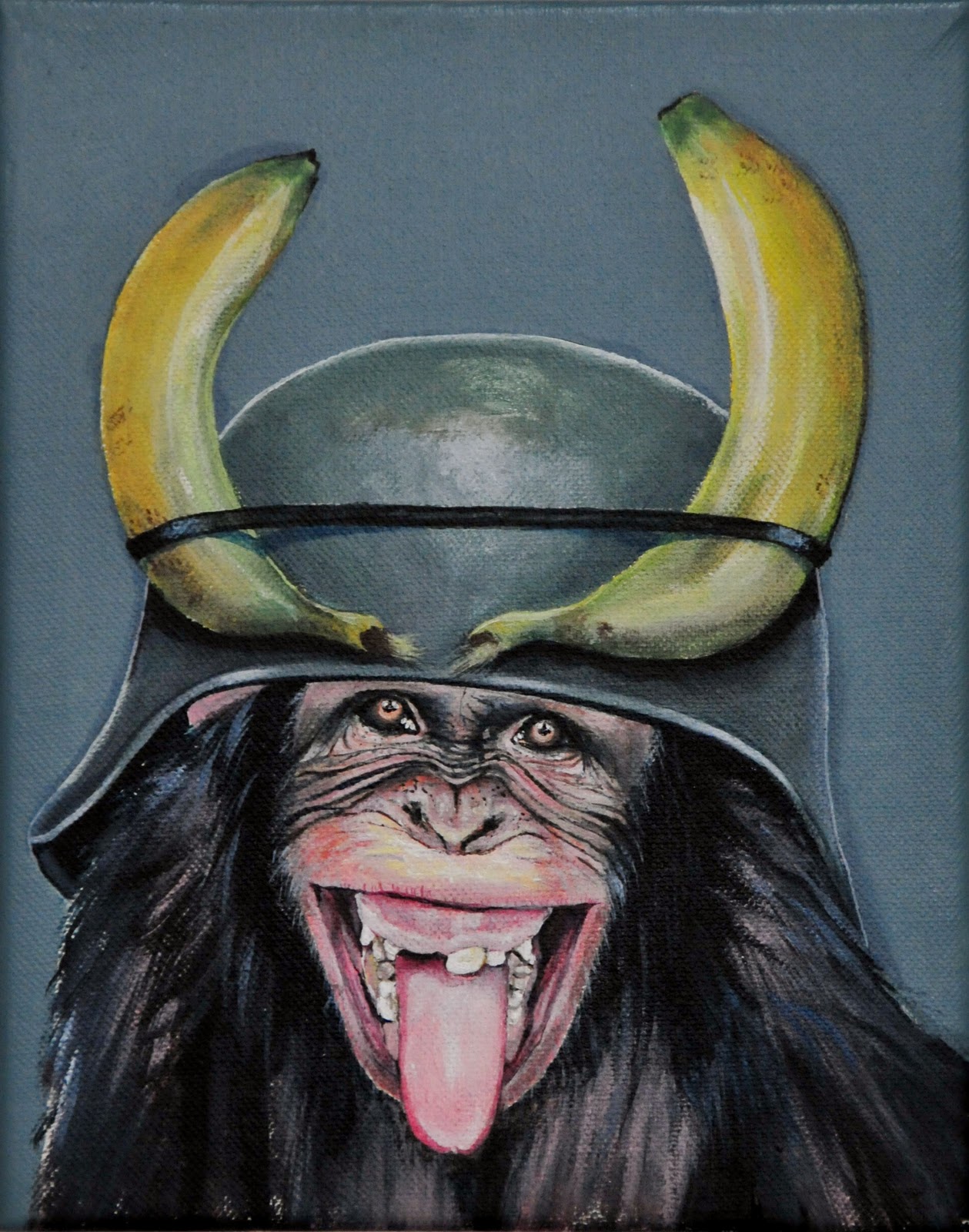 BYUNG | Shogun Acrylic on Canvas | Edition: Unique | 8 x 10 | Signed