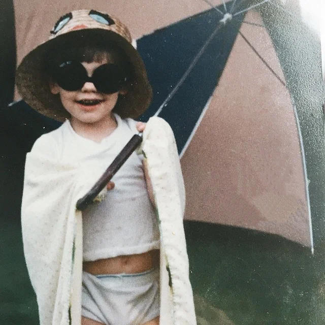 CIRCA 1985 // Me, back in the day, when the neighborhood kids didn't even know what was cool.