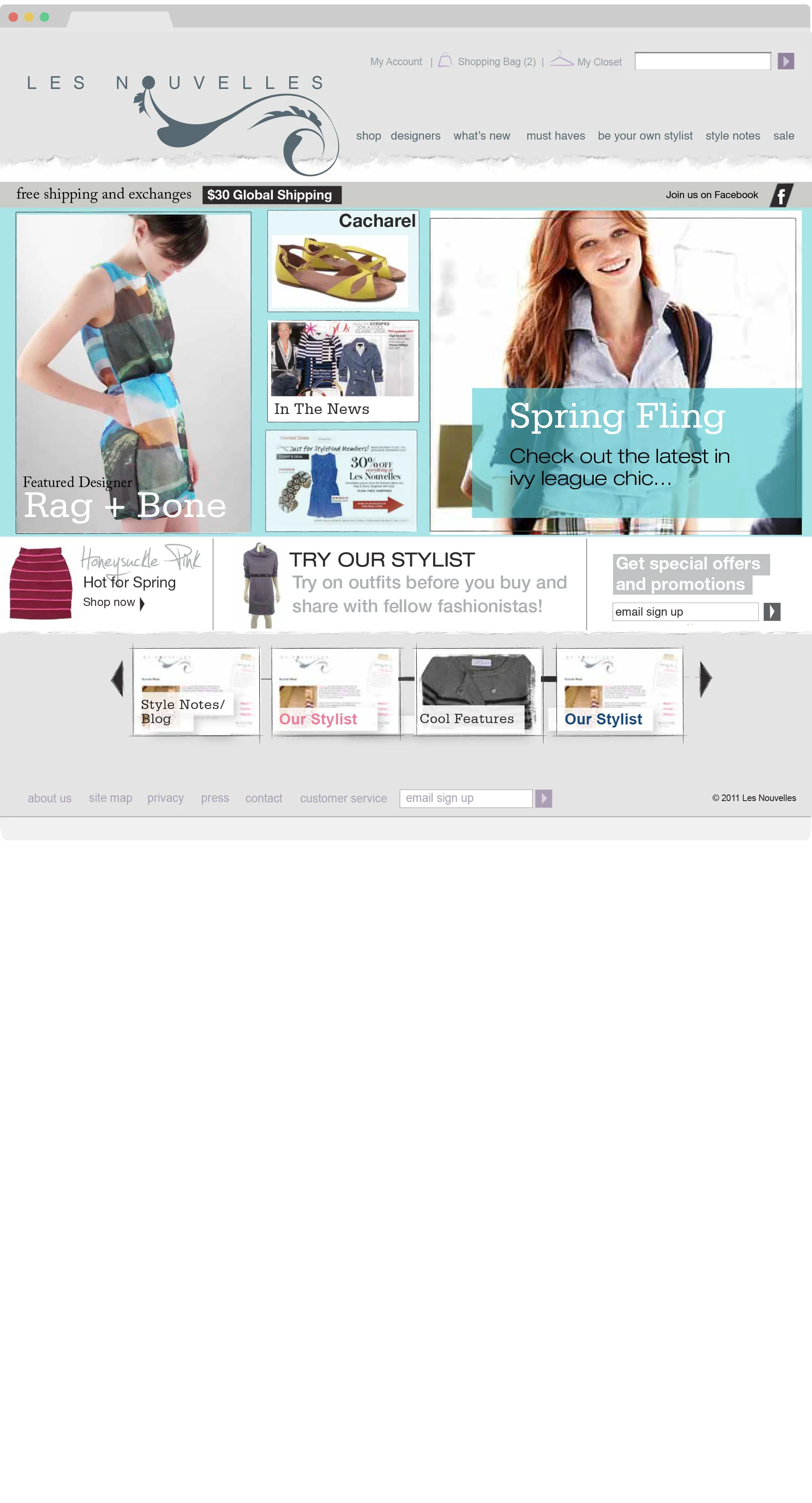 Proposed Les Nouvelles ReDesign 2012