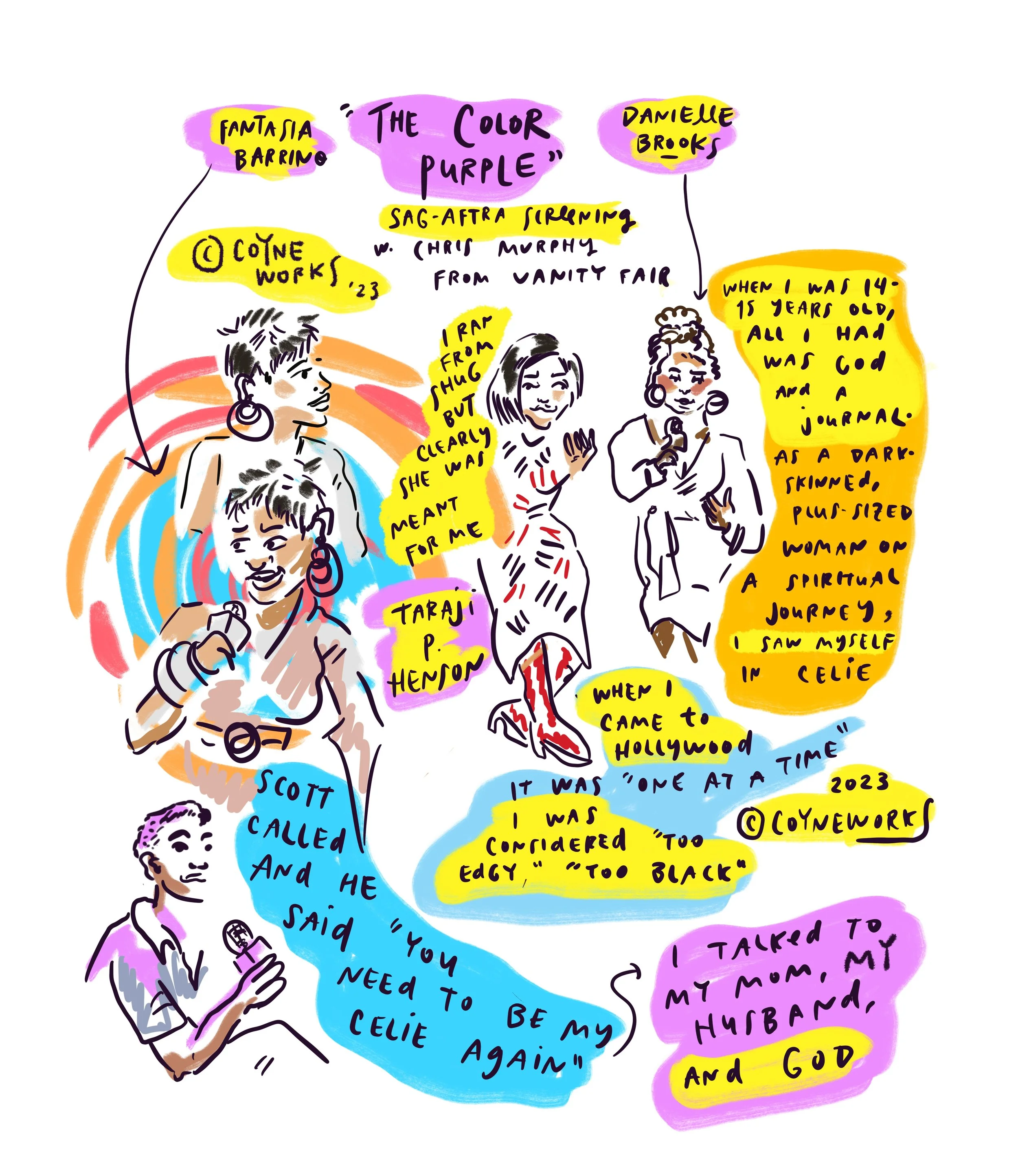 Cast of "The Color Purple"