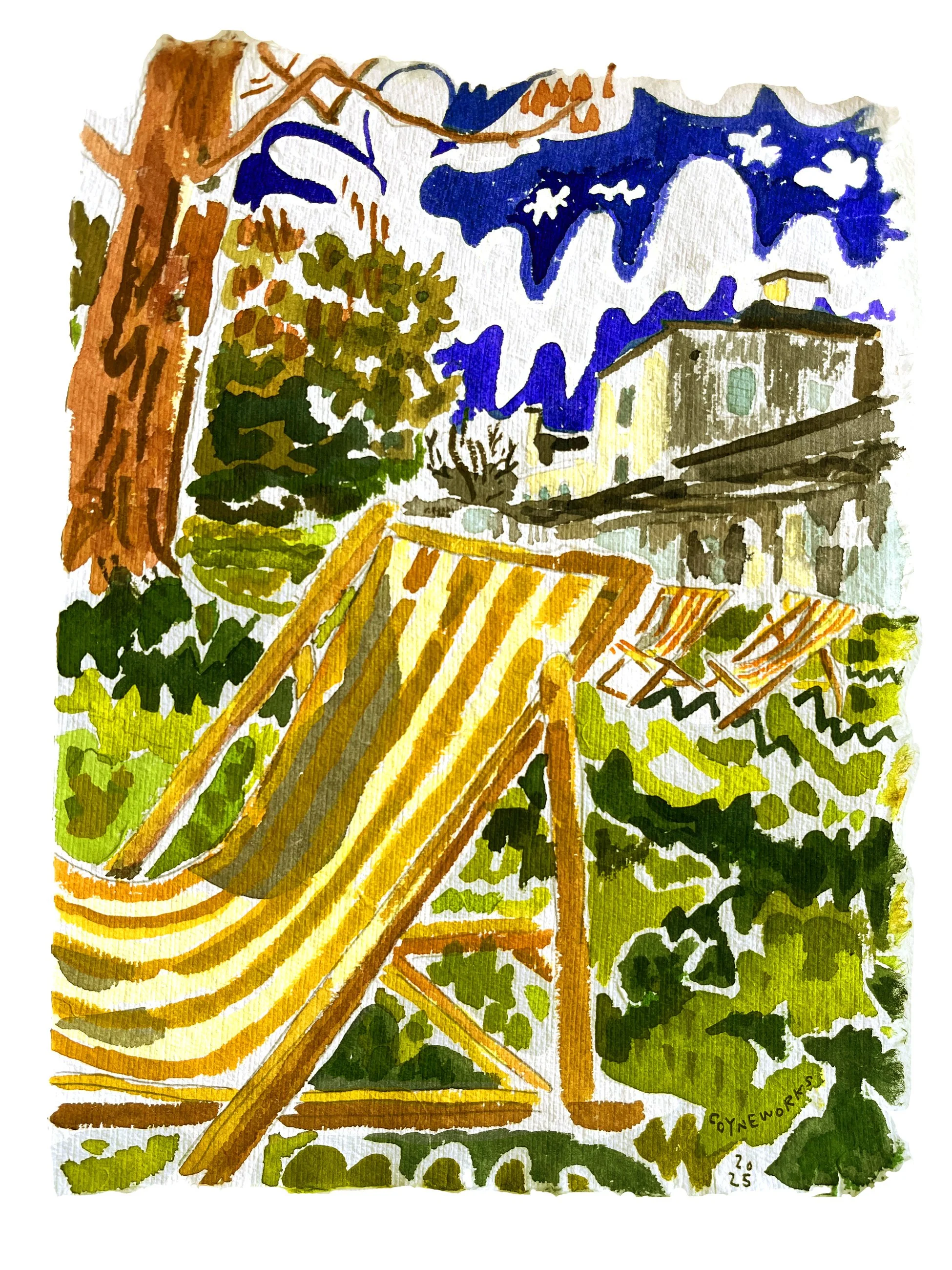 Sunbath at Dulwich Picture Gallery