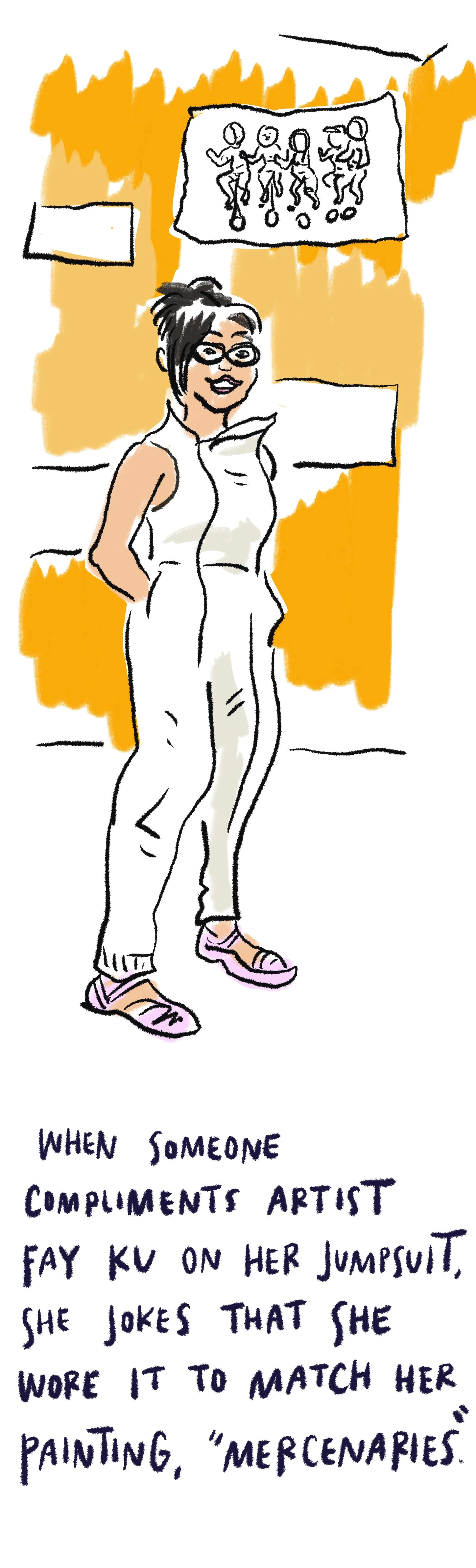 Fay Ku at the 2022 New York Spring Break Art Show