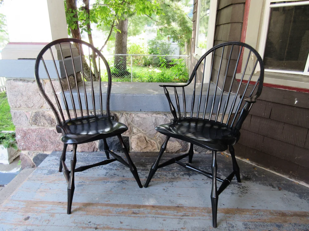 Continuous Arm Chair Bamboo — Luke A Barnett Chairmaker