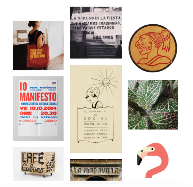 A selection of collected imagery from colada collective