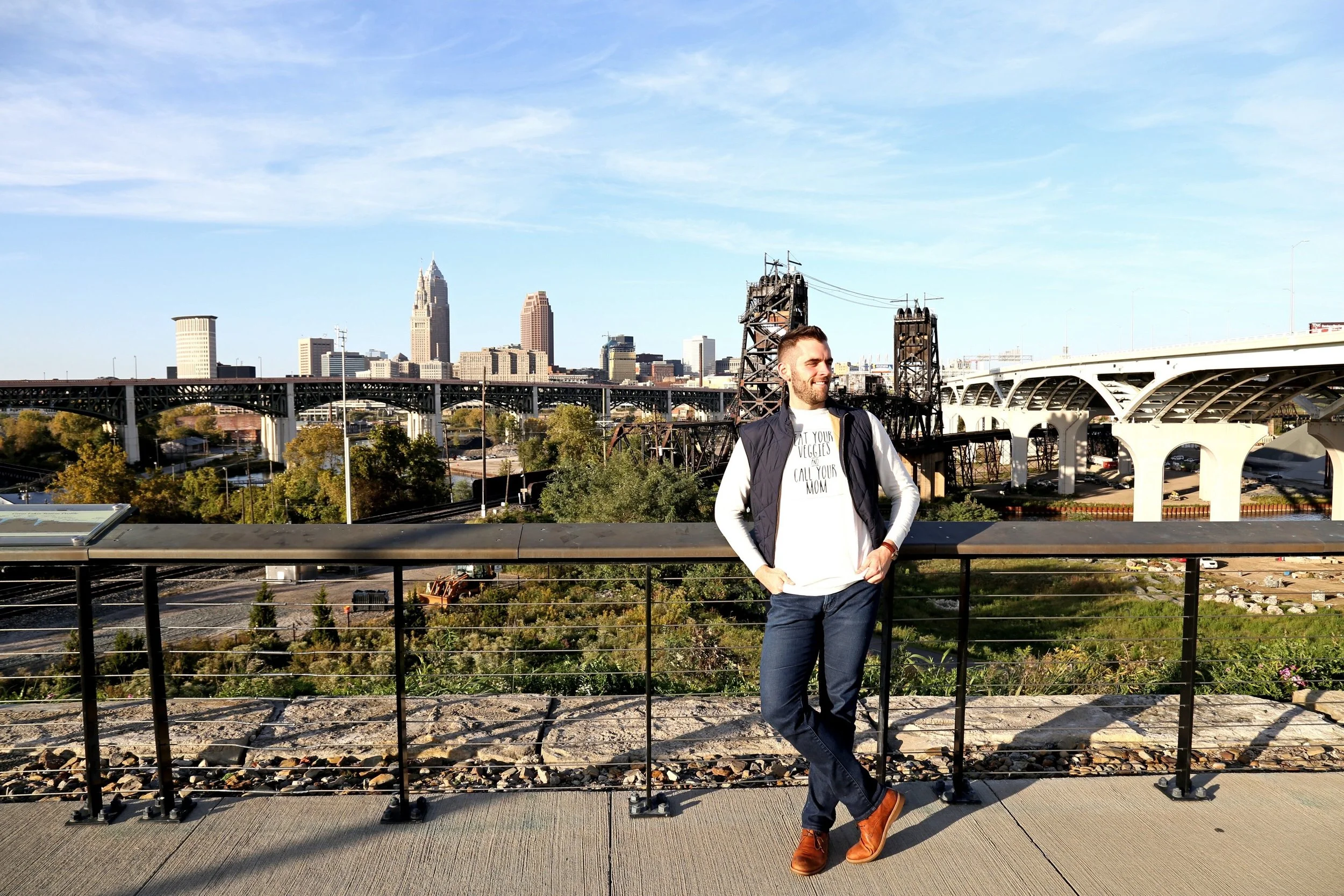 Photo by Bivens Photography. Shirt printed at Fresh Lab Cleveland .