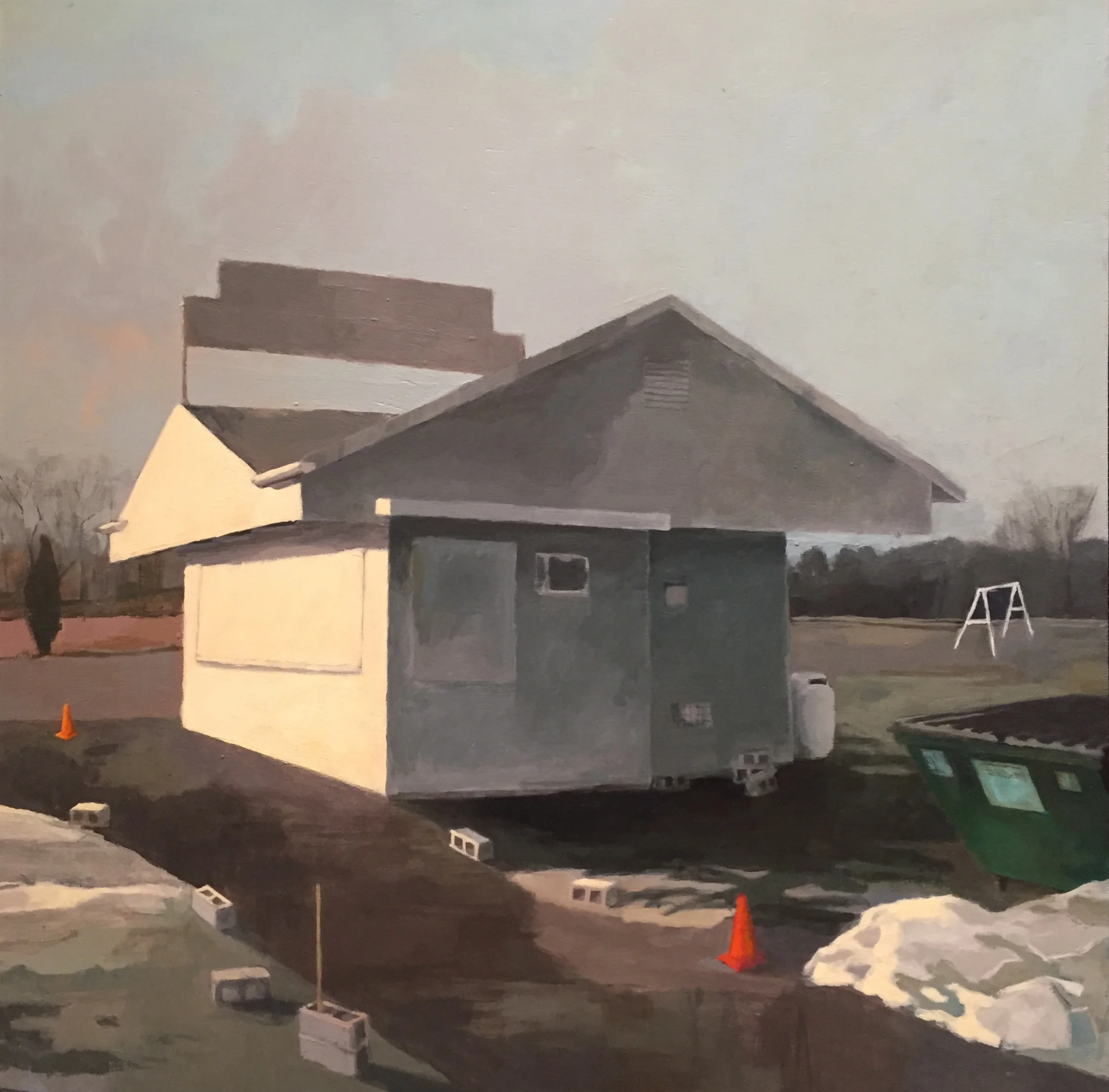 off season 2014 23" x 23" acrylic on panel