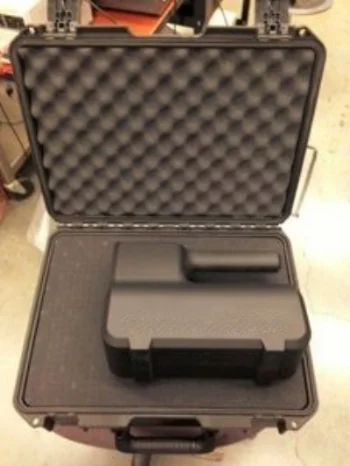 Shavano The next generation of neutron equivalent dose meters. Lightweight (~8 lbs), rugged, and way more accurate than current gas tube based meters. <click HERE to view tech manual> * 8 Solid-State Detectors * Field Portable (8 lbs) * >200 Hour Battery Life * Thermal to >14 MeV Neutron Dose * Gamma Rejection Greater Than 1:1,000,000 * Response Time: <50 mrem/hr: under 30 sec; 0.05 to < 1rem/hr: under 10 sec; >1 rem/hr: 5 sec * Factory Adjustable Spectra Matching Available