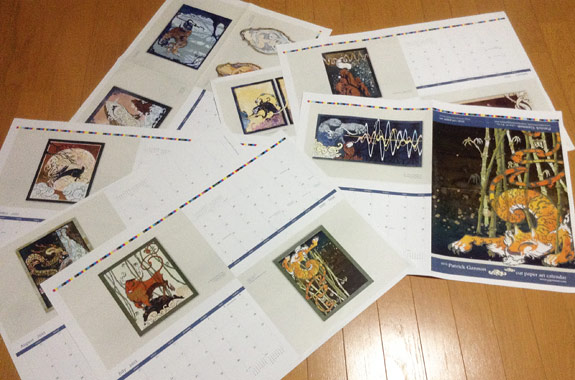2015 Cut Paper Art Calendar - Color Proof