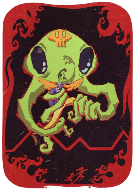⊛ When Space Jellyfish Attack ⊛ 11 X 8 in • 280 X 200 mm ⊛ cut paper / board