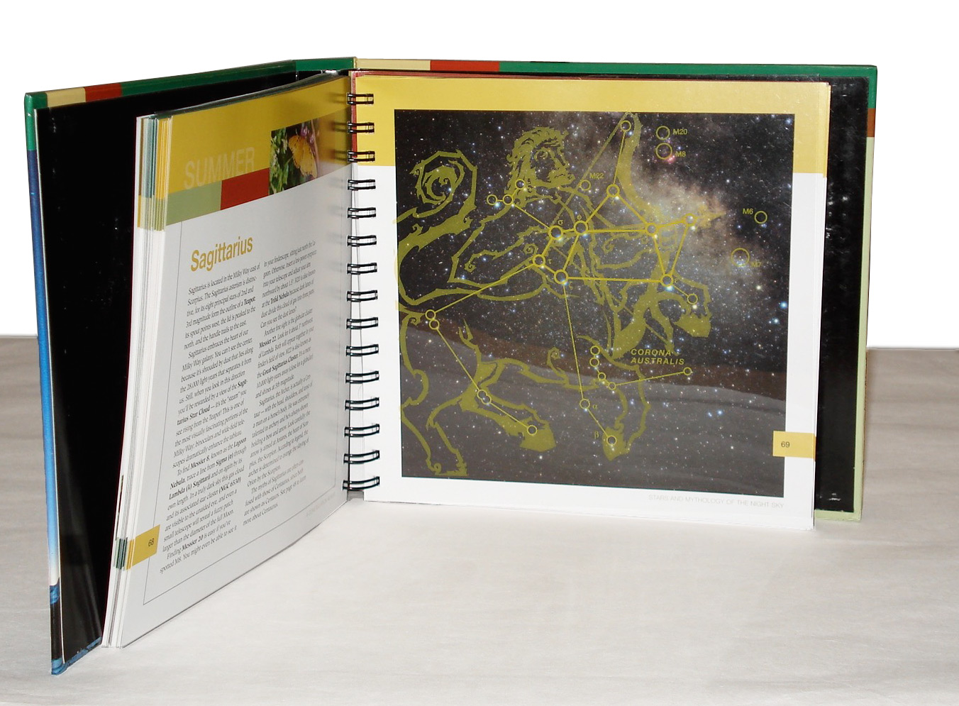 My little digital camera can't do justice to how mind-numbingly cool this book is, but here's a quick shot of Sagittarius.