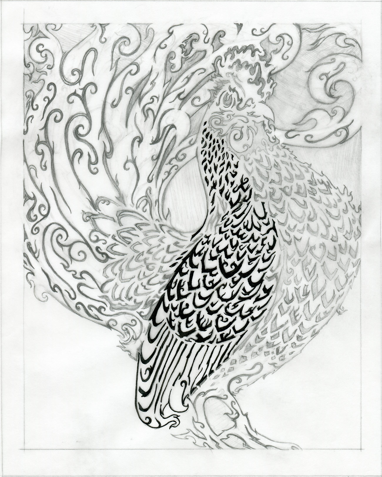 ⊛ The Year of the Rooster ⊛ Final Drawing (...I'm pretty sure)