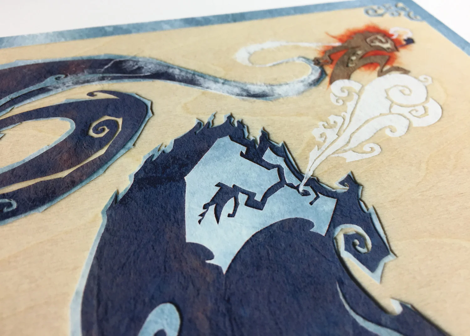 Hitching a Ride on the Breath of Fortune • open-edition giclée print • detail