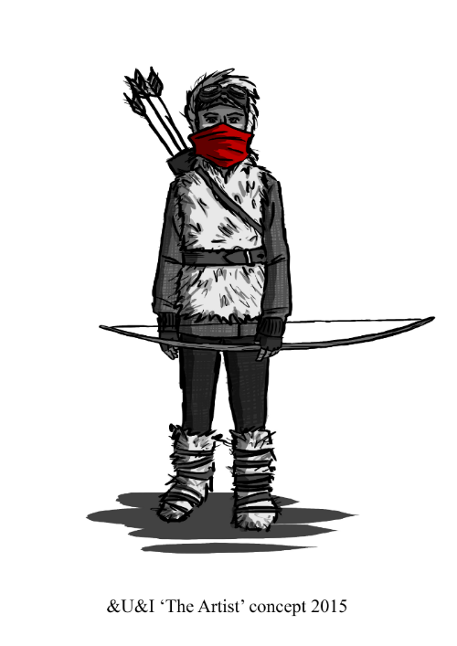 Concept art for the 'Boy' Character.