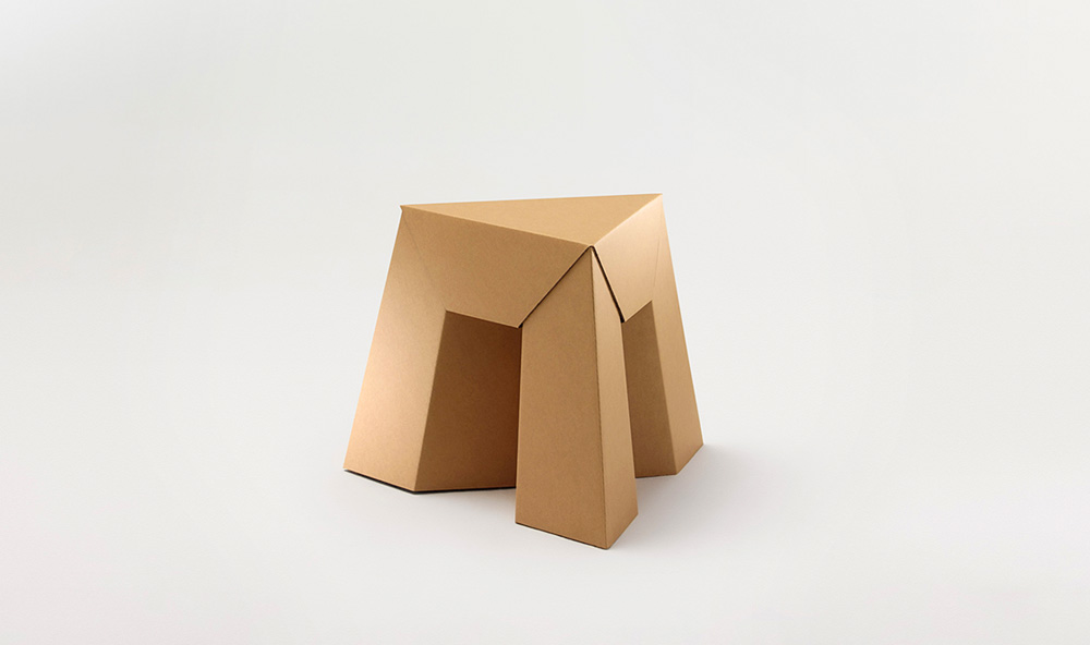 Paper Tiger Cardboard Stool