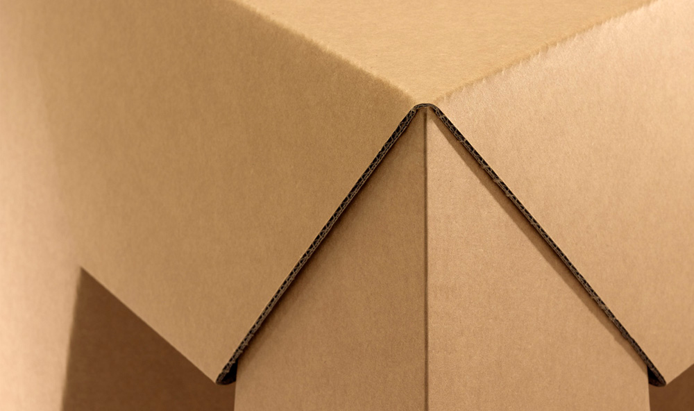 Paper Tiger Cardboard Stool Detail