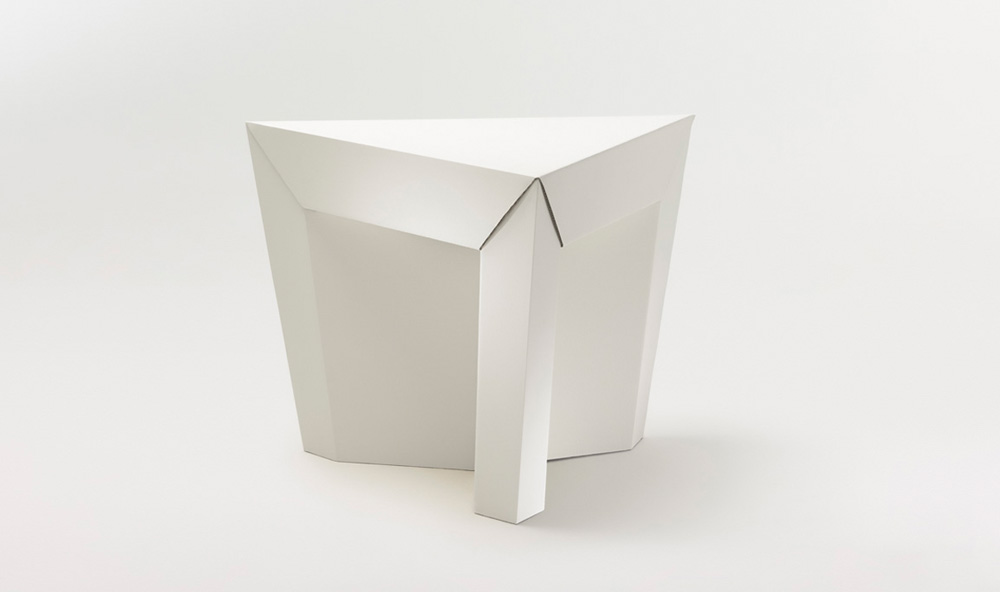 Paper Tiger Cardboard Table White