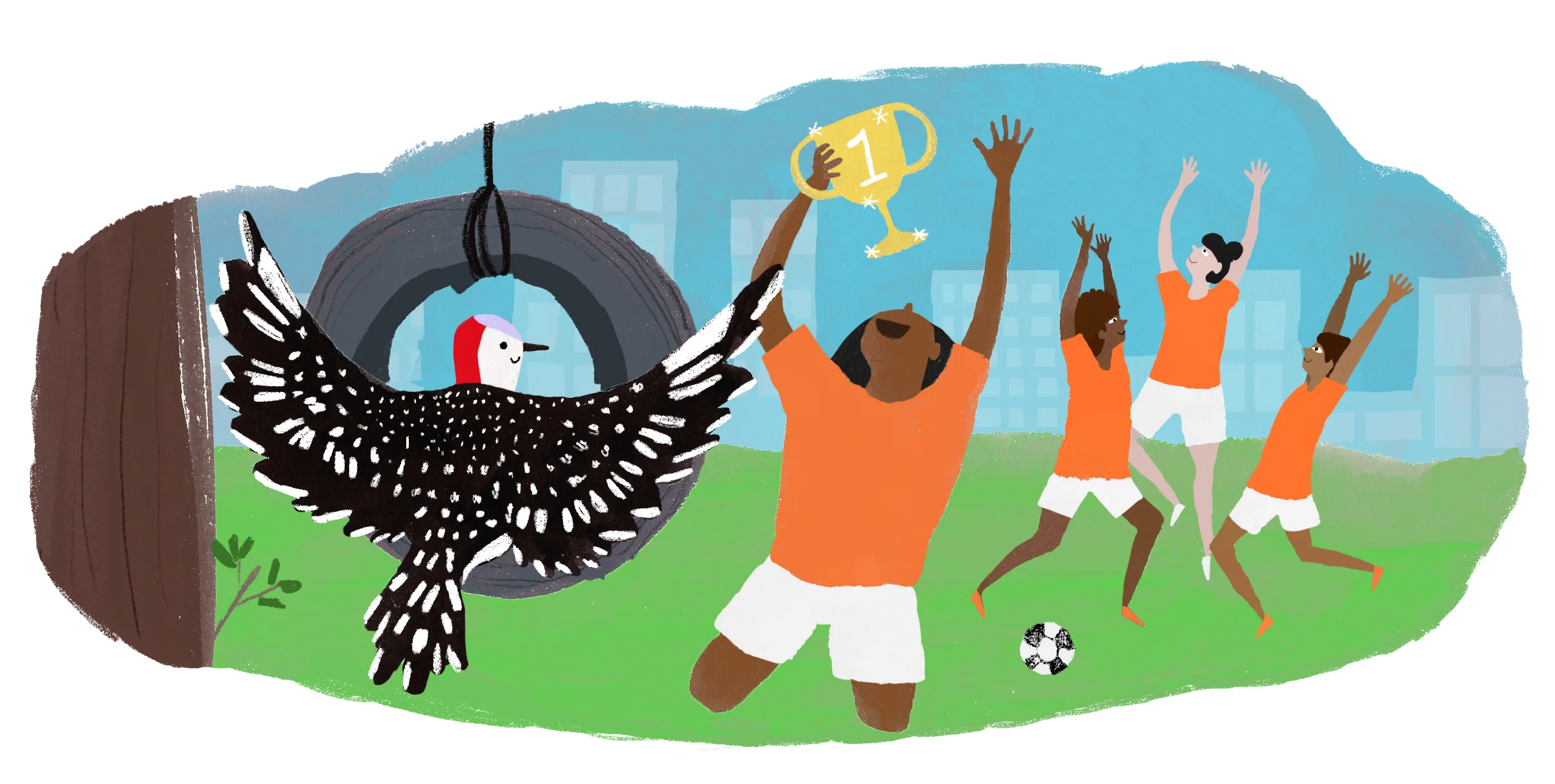 Owl Magazine - woodpecker story