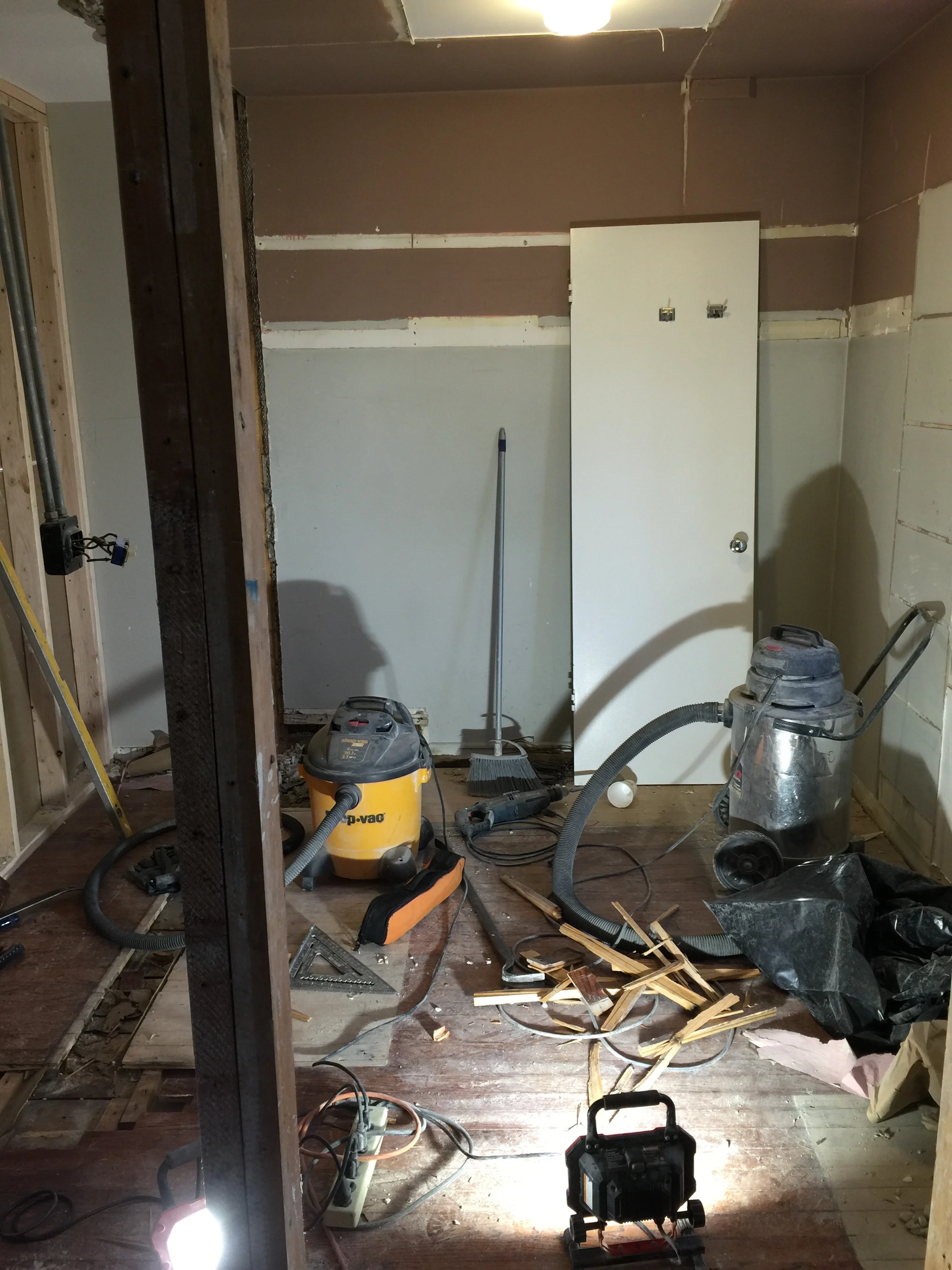 Goodbye closet of a thousand doors. 