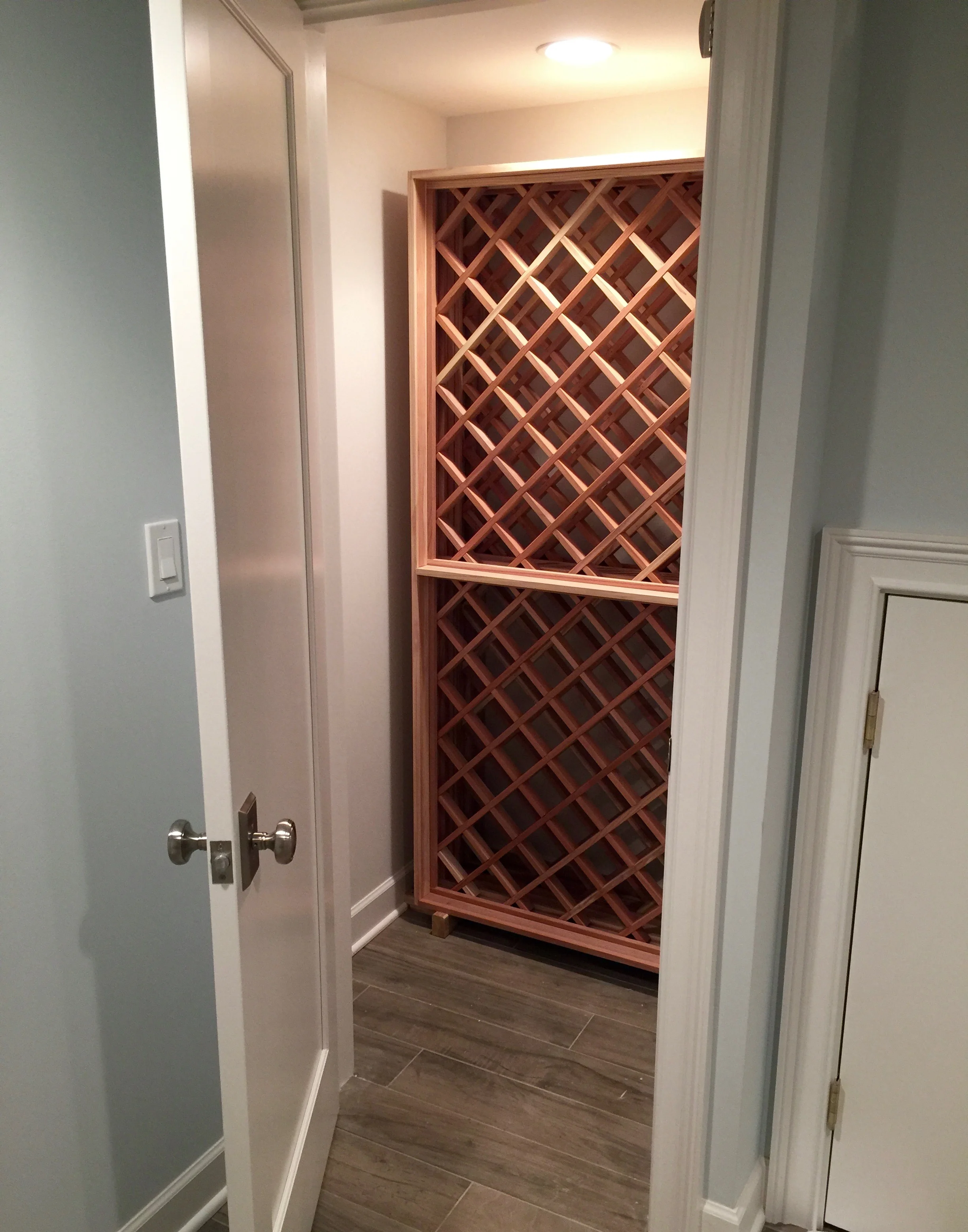 Remember all that stuff I said about creating more living space in the basement? There are some important storage exceptions :)